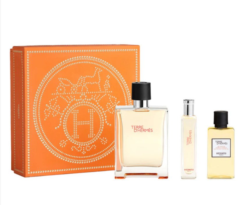 Hermes Terre D'Hermes Eau De Toilette & Shower Gel Gift Set 100ml using Code