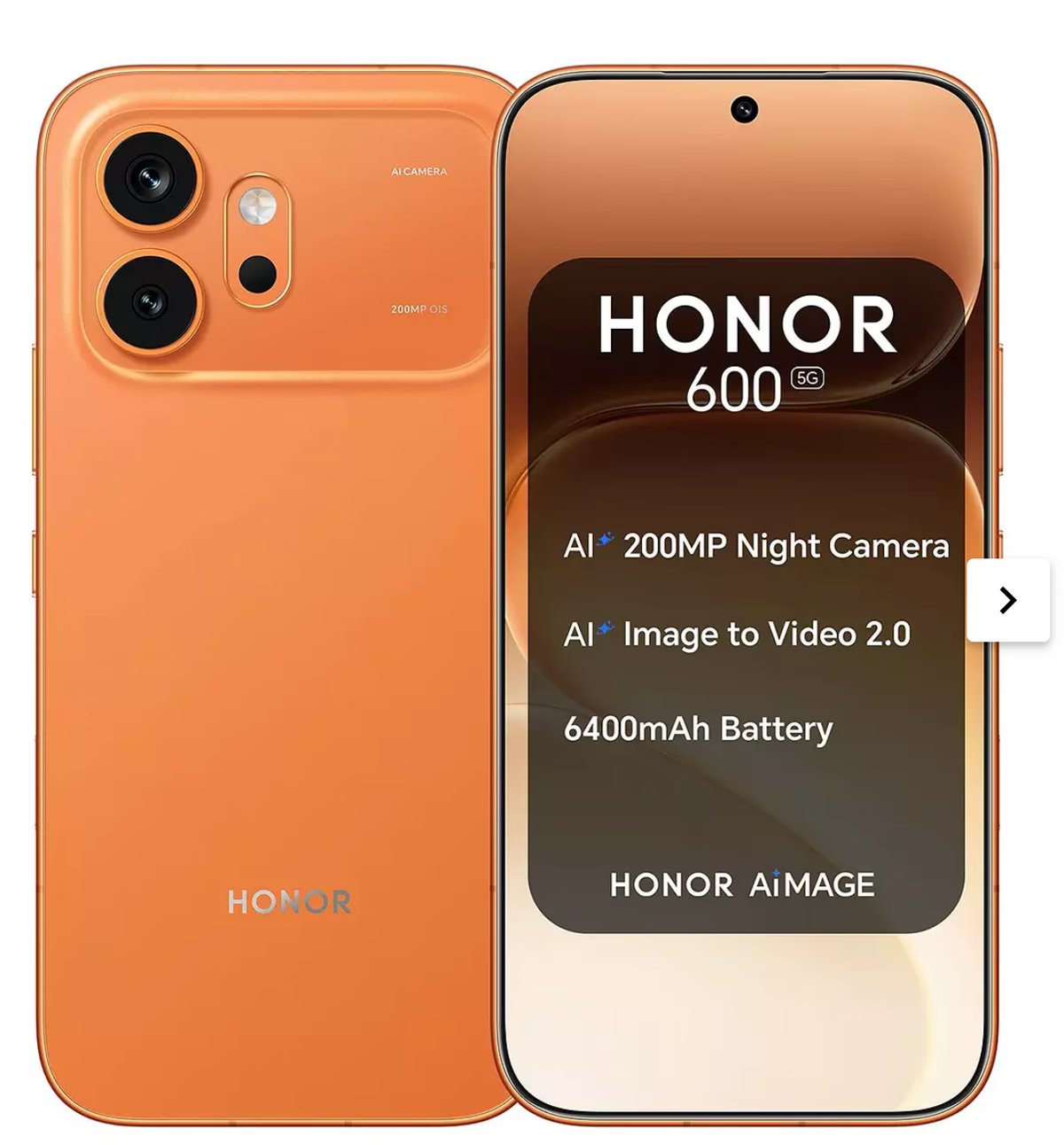 Honor 600, 5G 8GB 256GB Smartphone (Snapdragon 7 Gen 4, IP69K, 80W, 6400mAh) With Student Code (Free Collection)