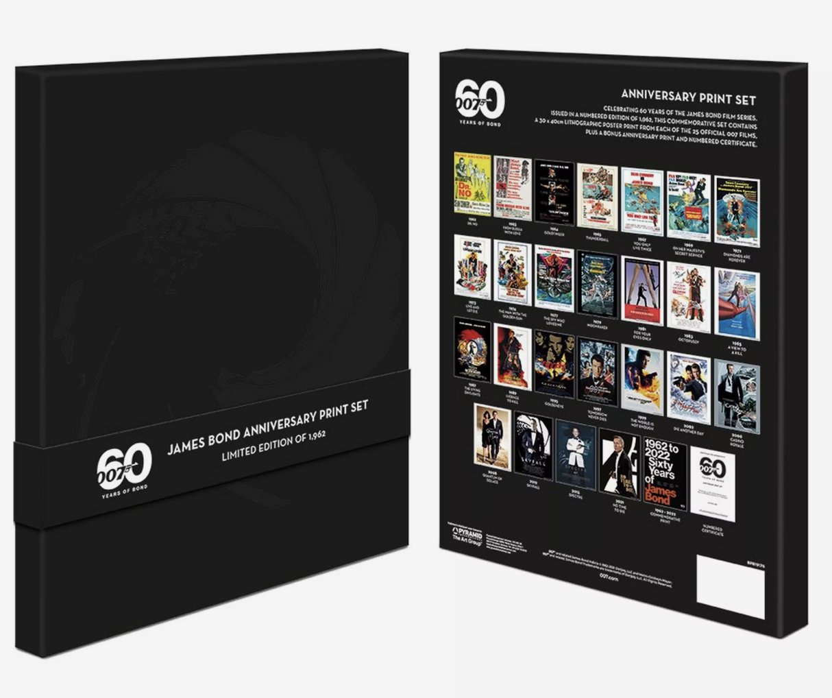 James Bond Iconic Limited Edition Poster Prints