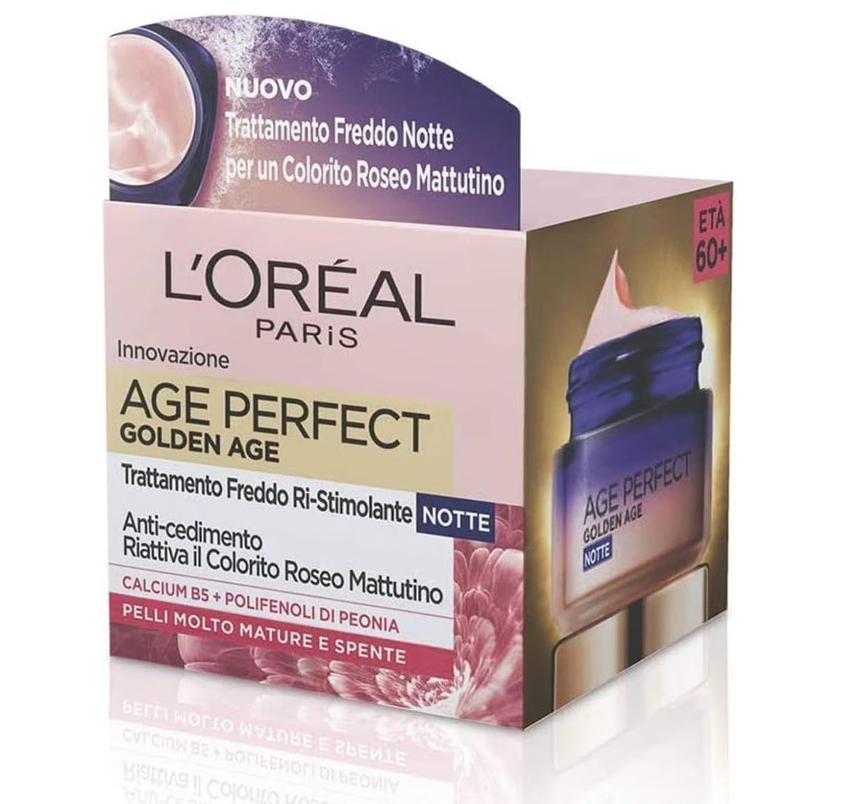 L'Oréal Paris Age Perfect Golden Age Night Cream, Fortifying Treatment, Suitable for Mature Skin, 50 ml