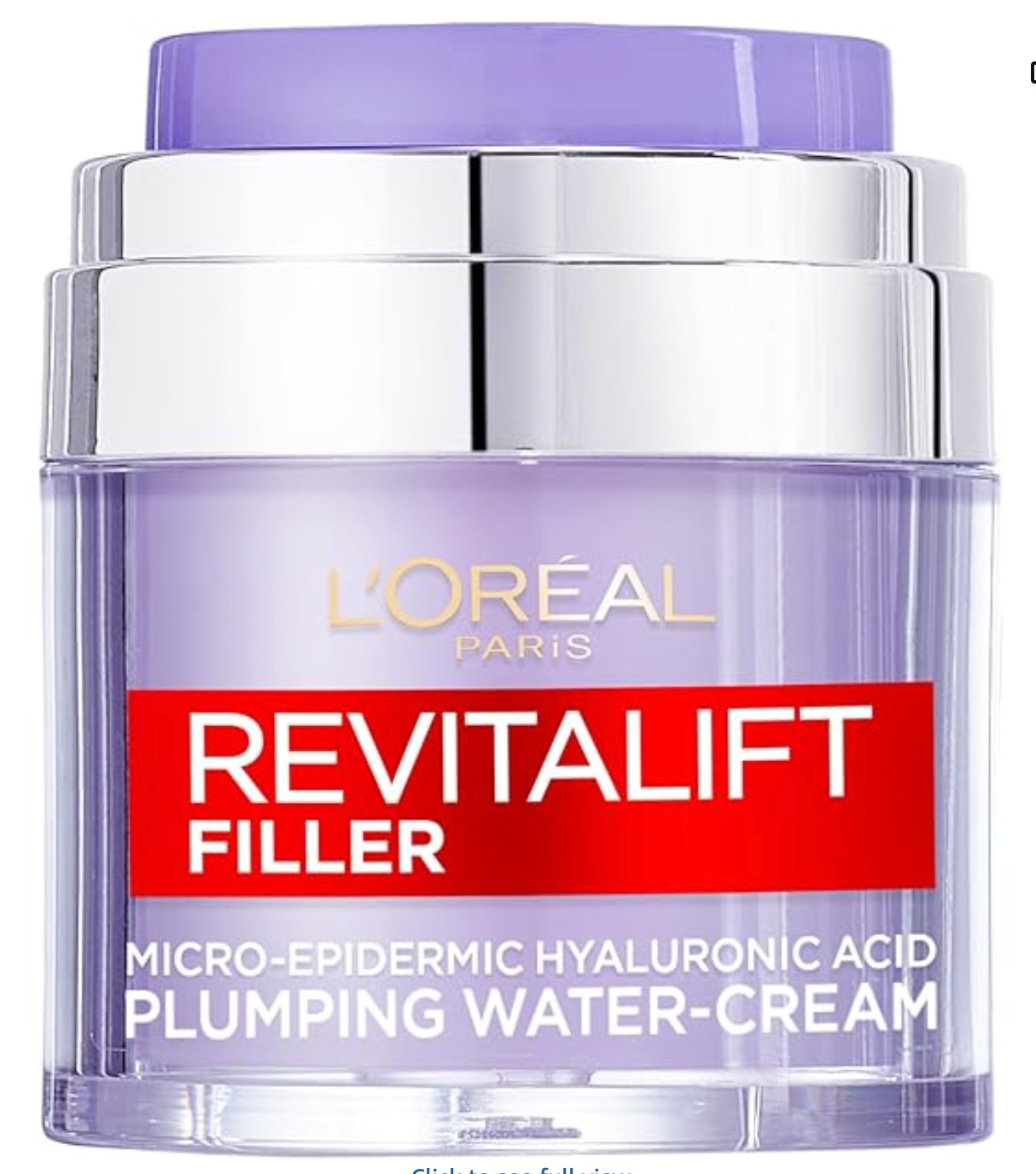 L'Oreal Paris Revitalift Filler Glass Skin Liquid Cream, Hybrid Milky Serum + Moisturiser, Korean-Skincare Inspired, For Glass Skin Glow, Hydration, Replump Skin [Hyaluronic Acid]