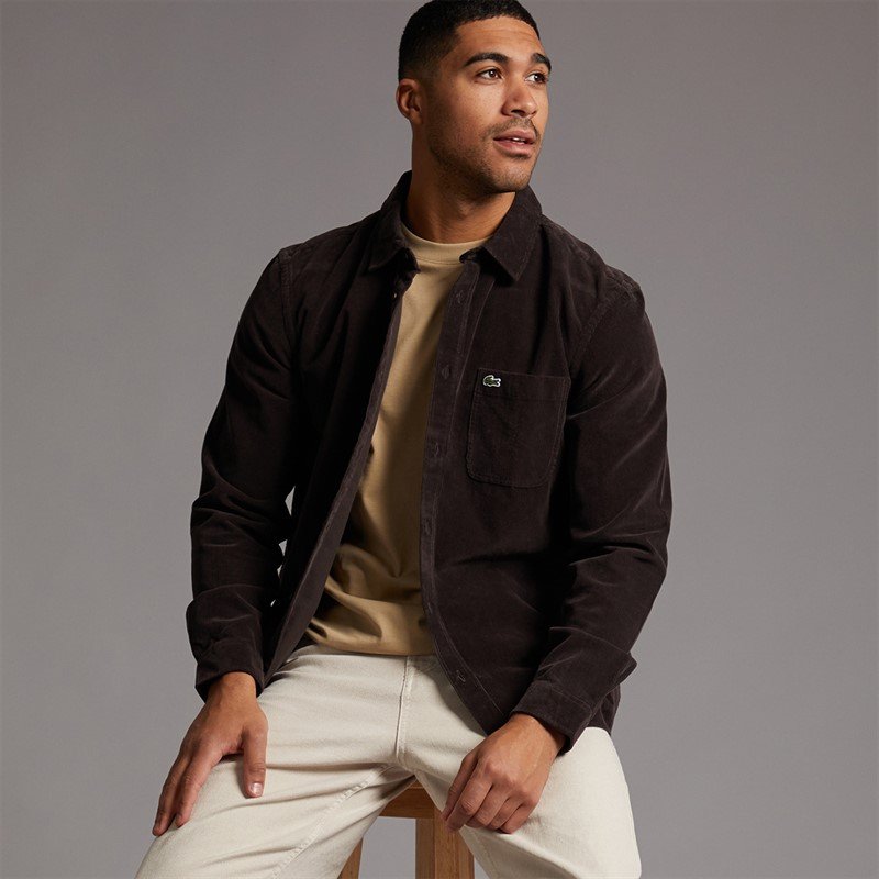 Lacoste Long Sleeve Velour Shirt - Size S-2XL