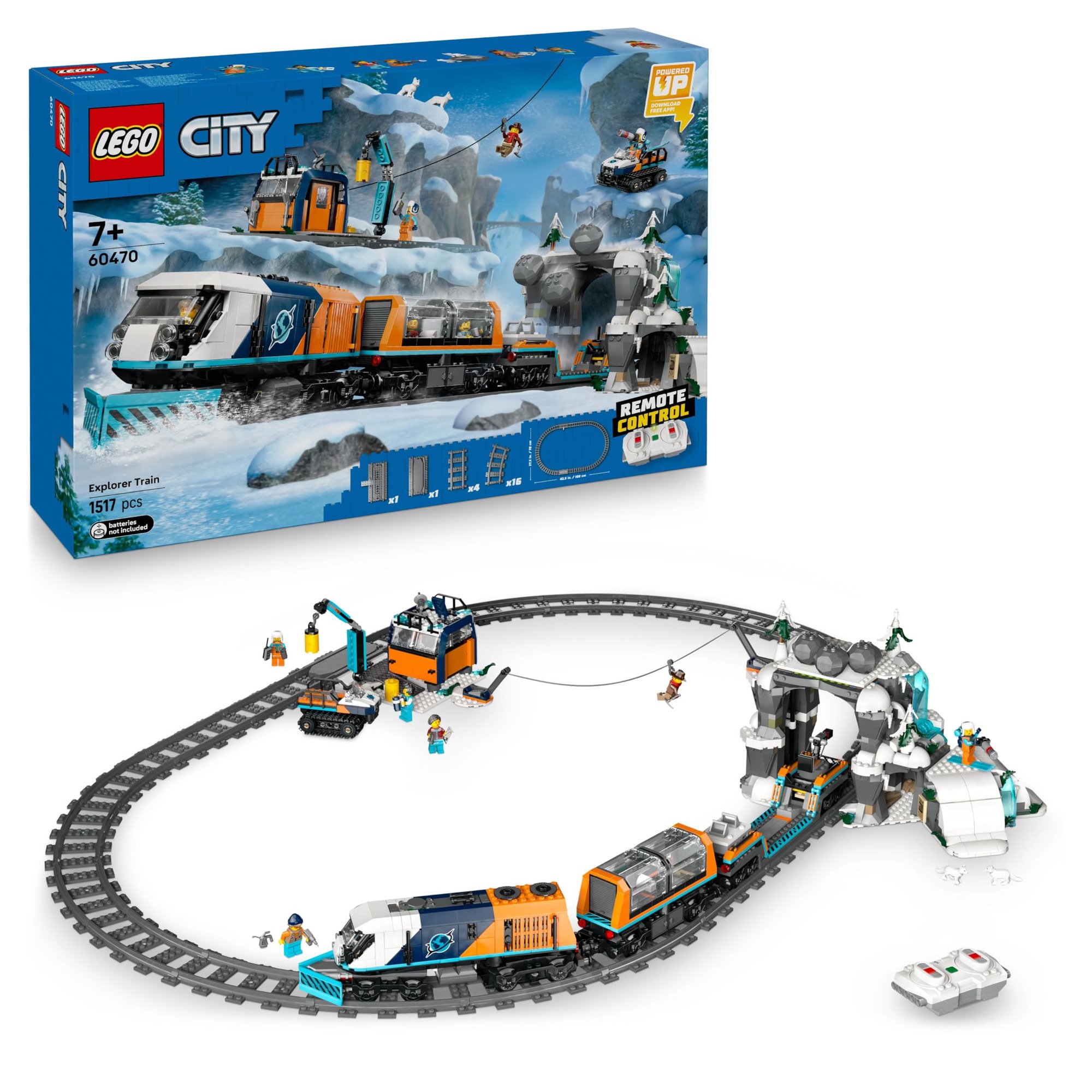 LEGO City Explorers’ Arctic Polar Express Train Set 60470