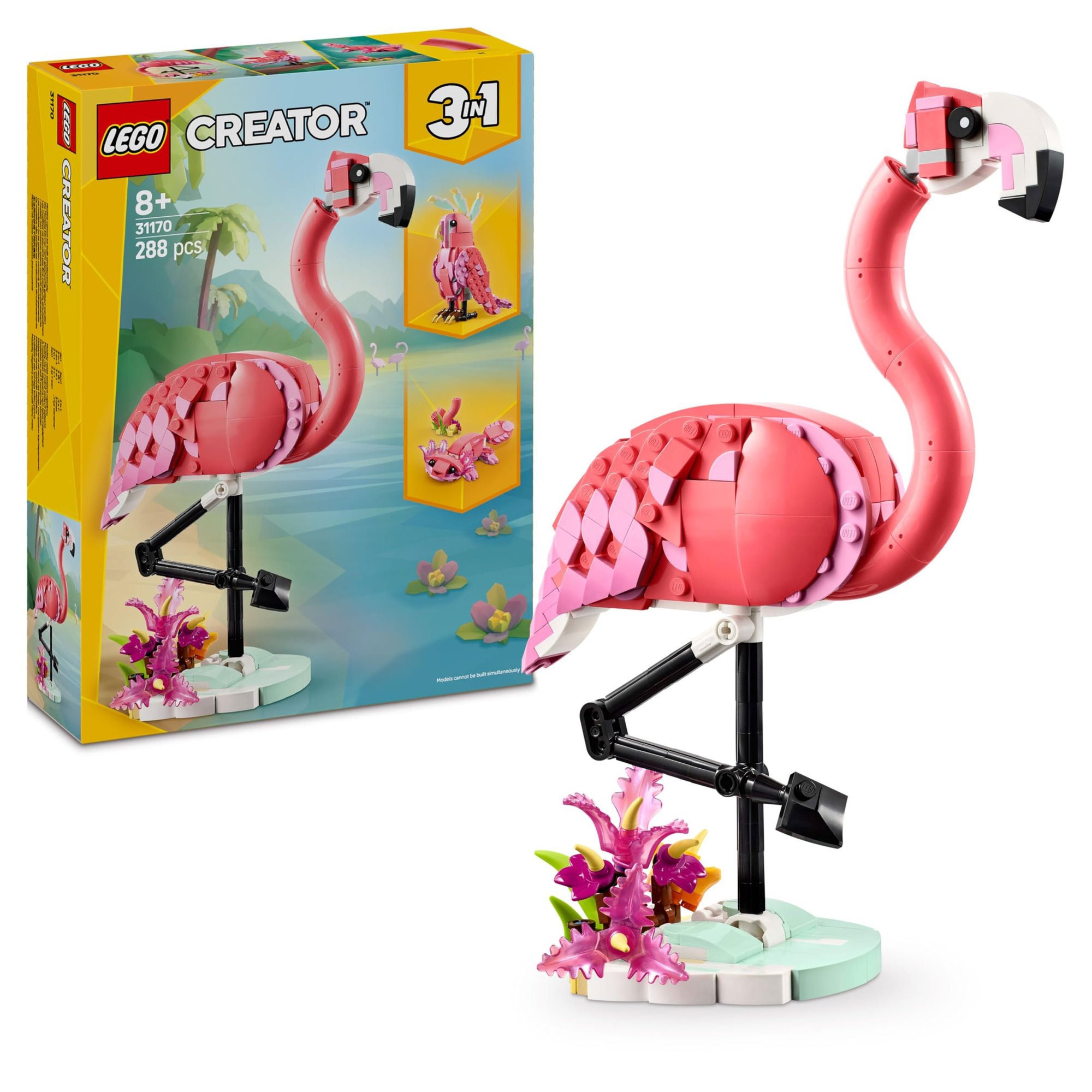 LEGO Creator 3in1 Wild Animals: Pink Flamingo