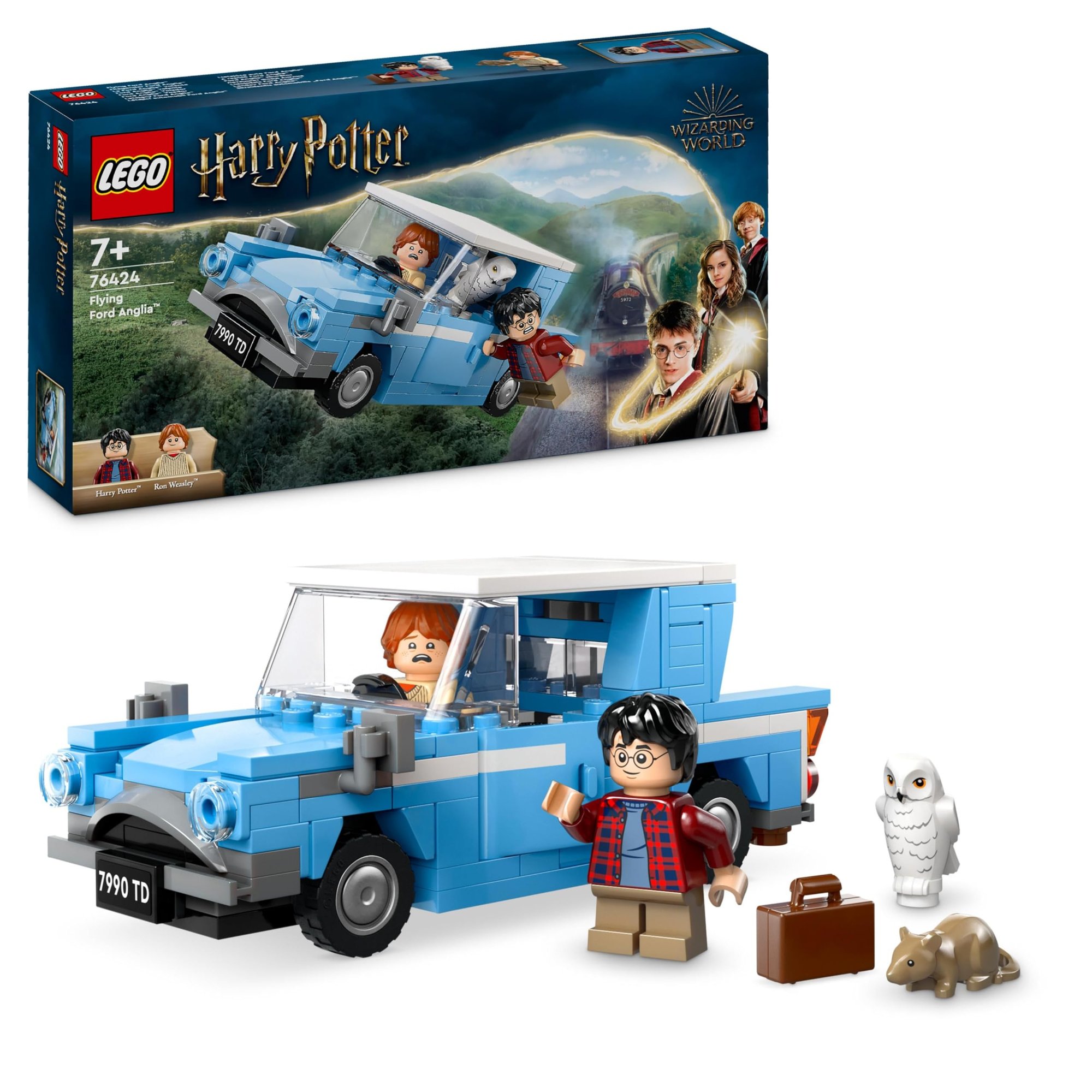 LEGO Harry Potter Flying Ford Anglia Car Toy Wizarding World Gifts 76424