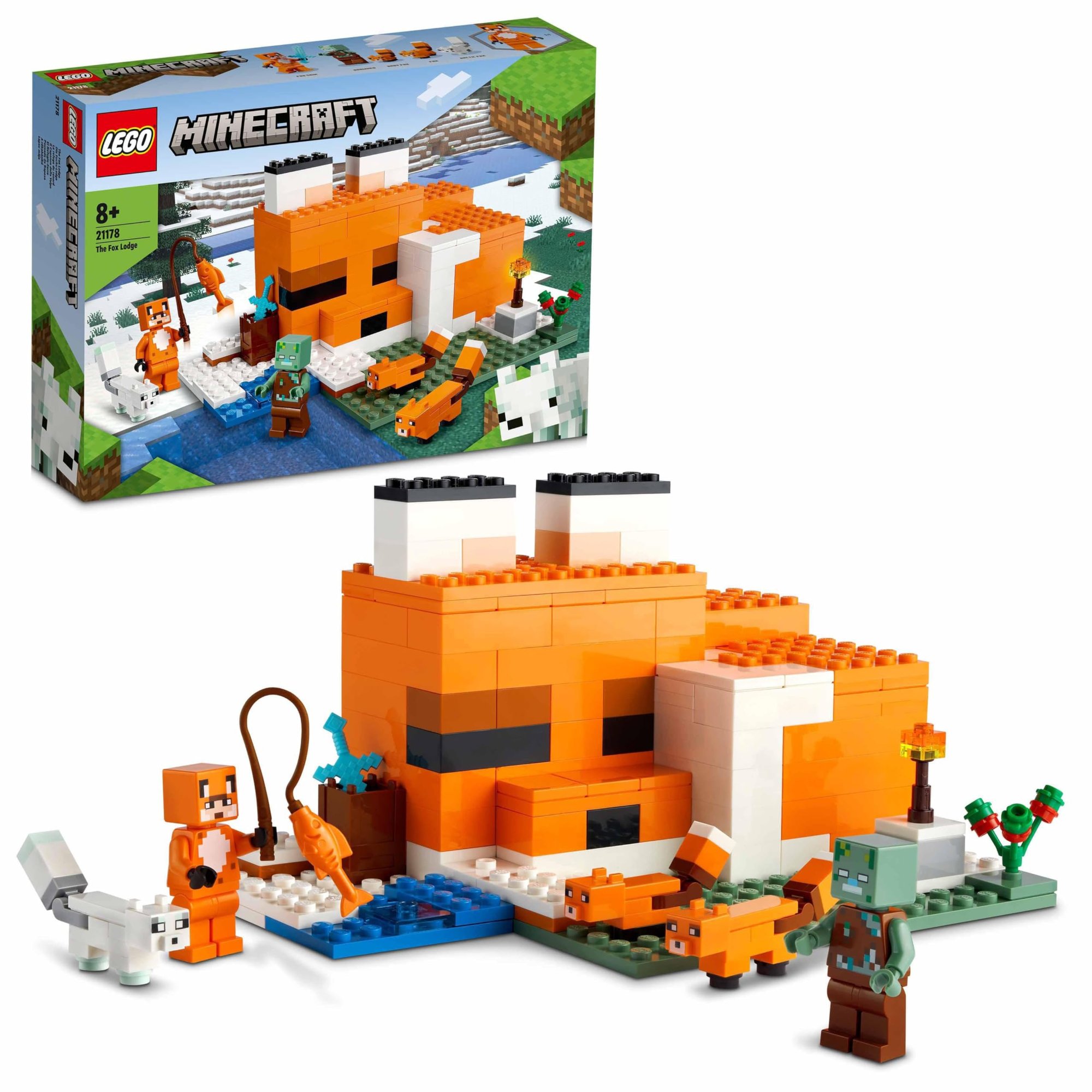 LEGO Minecraft The Fox Lodge 21178