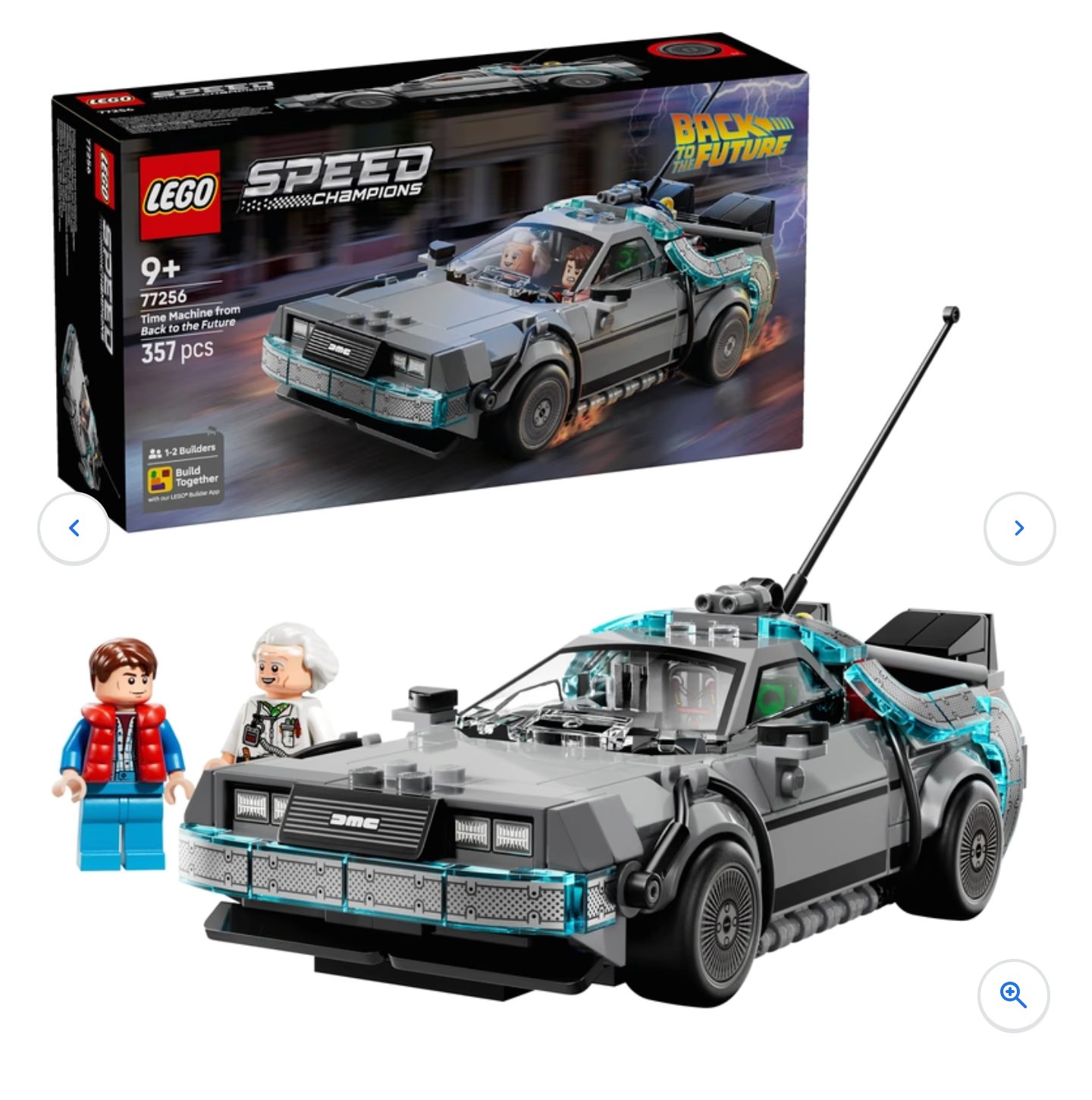 LEGO Speed Champions 77256 Time Machine from Back to the Future Set - Free C&C