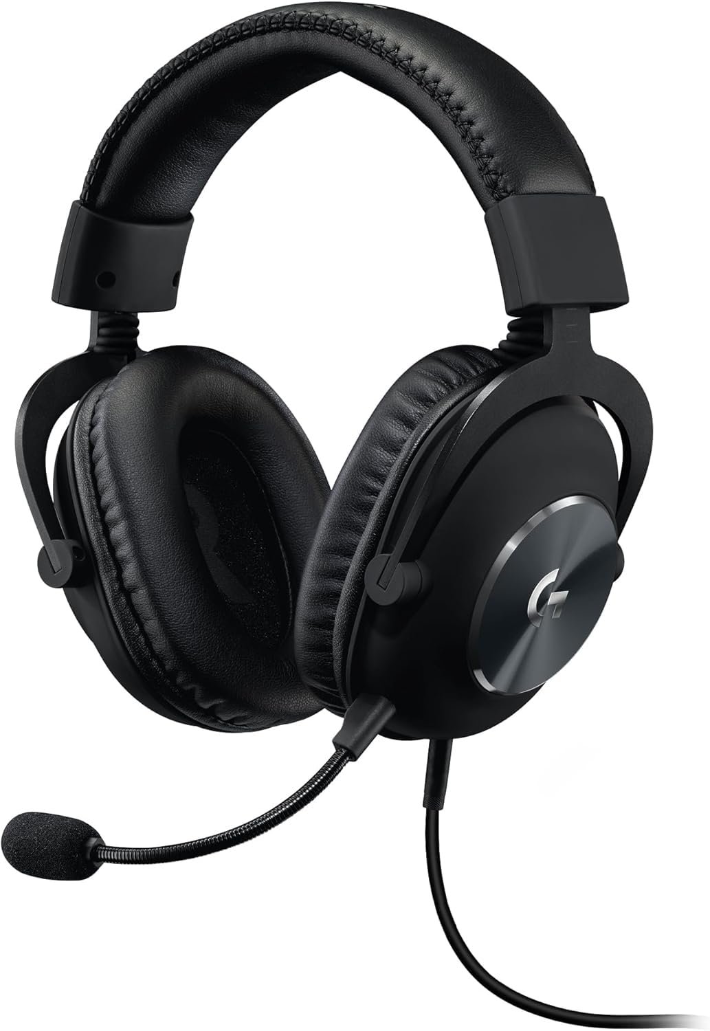 Logitech G PRO X Gaming-Headset, Corded, Over-Ear Headphones with Blue VO!CE Mic, DTS Headphone:X 7.1, 50mm PRO-G Drivers,7.1 Surround Sound