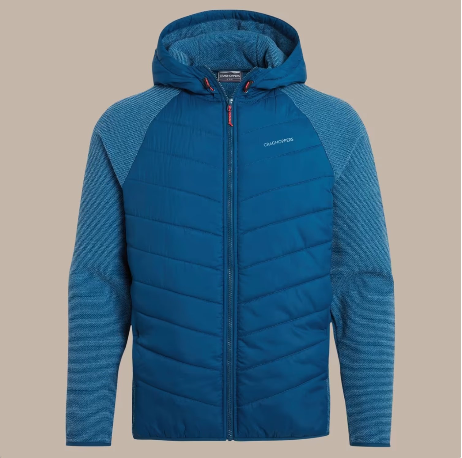 Men's Craghoppers Vamos Insulated Water-Resistant Hybrid Jacket | Poseidon Blue, Small