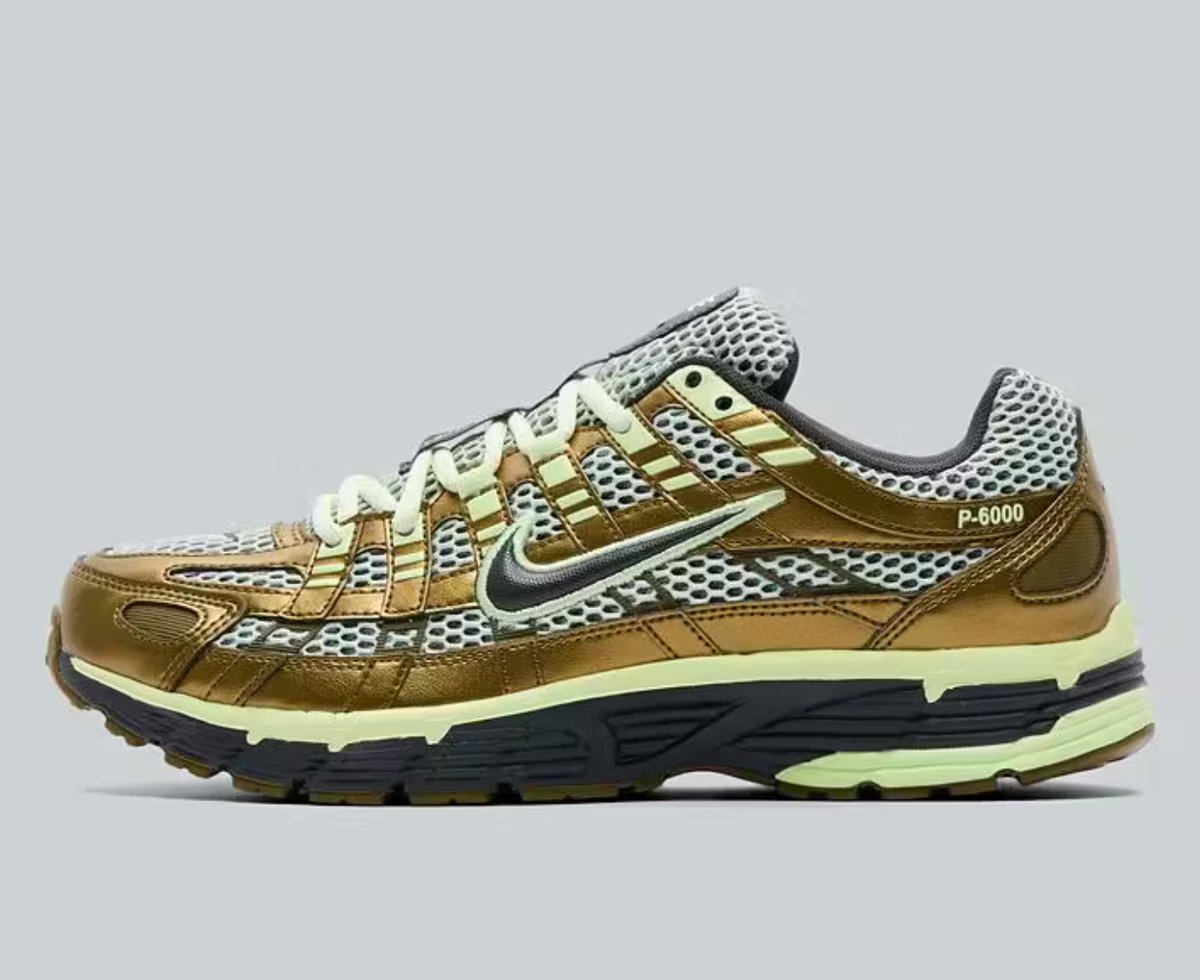 Nike Men's P-6000 Trainers - Size: 6, 6.5, 7, 9, 10, 11.5 - Olive Flak - (Free C&C)