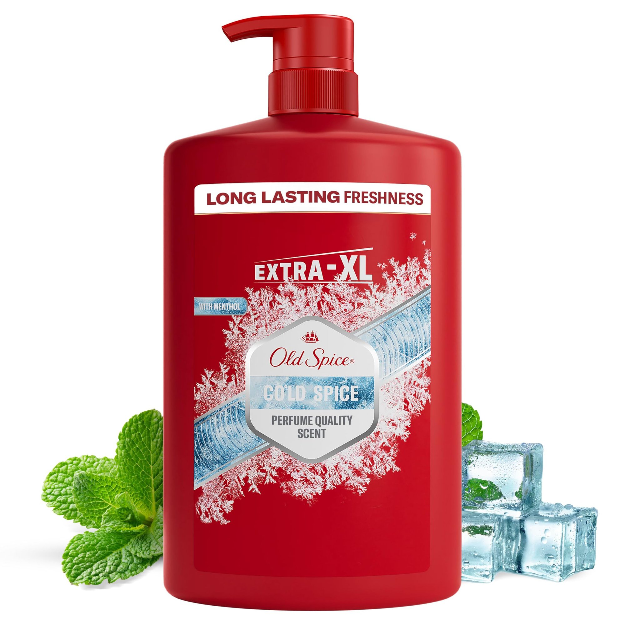 Old Spice Cold Spice Men's Shower Gel & Shampoo, Face and Body Wash 1000ml 