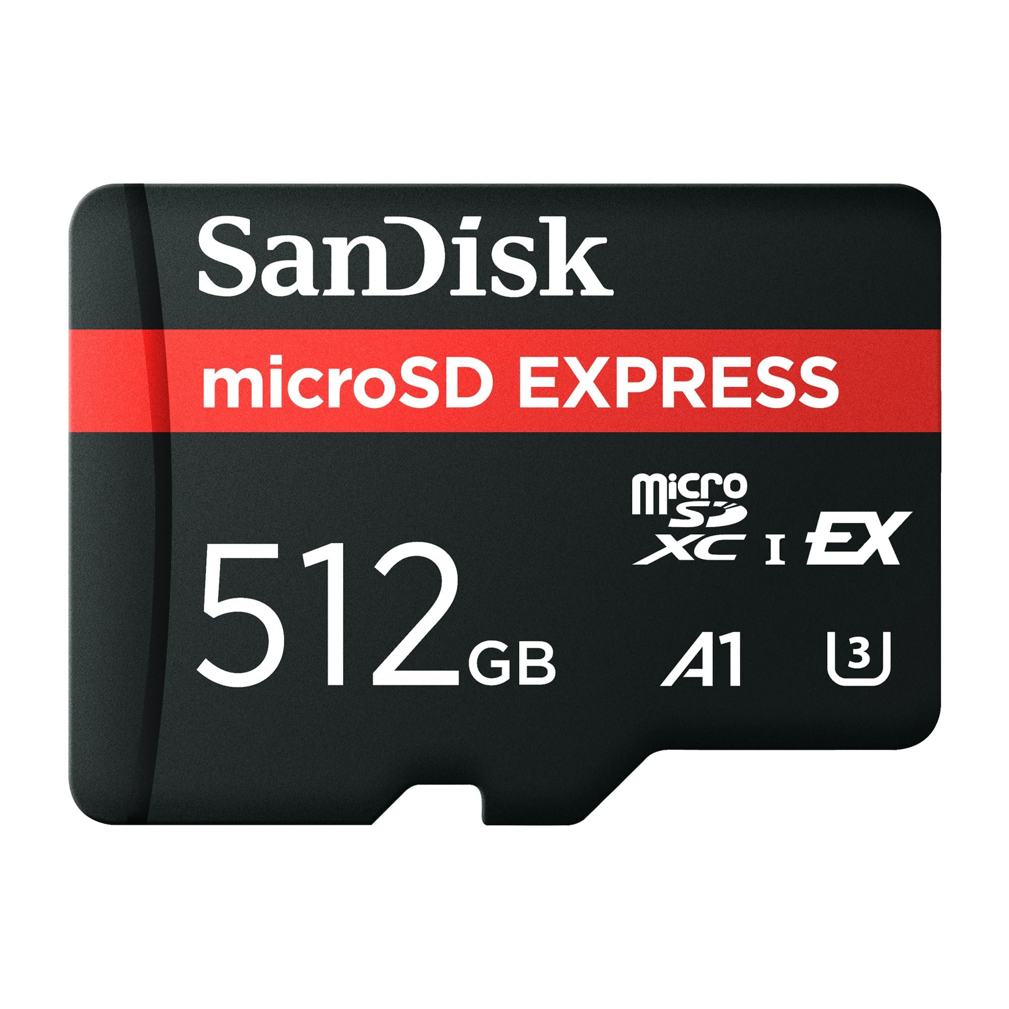 SanDisk microSD Express Card, 512GB mSD card, Read speeds up to 880 MB/s, Write Speeds up to 650MB/s, For Nintendo Switch 2