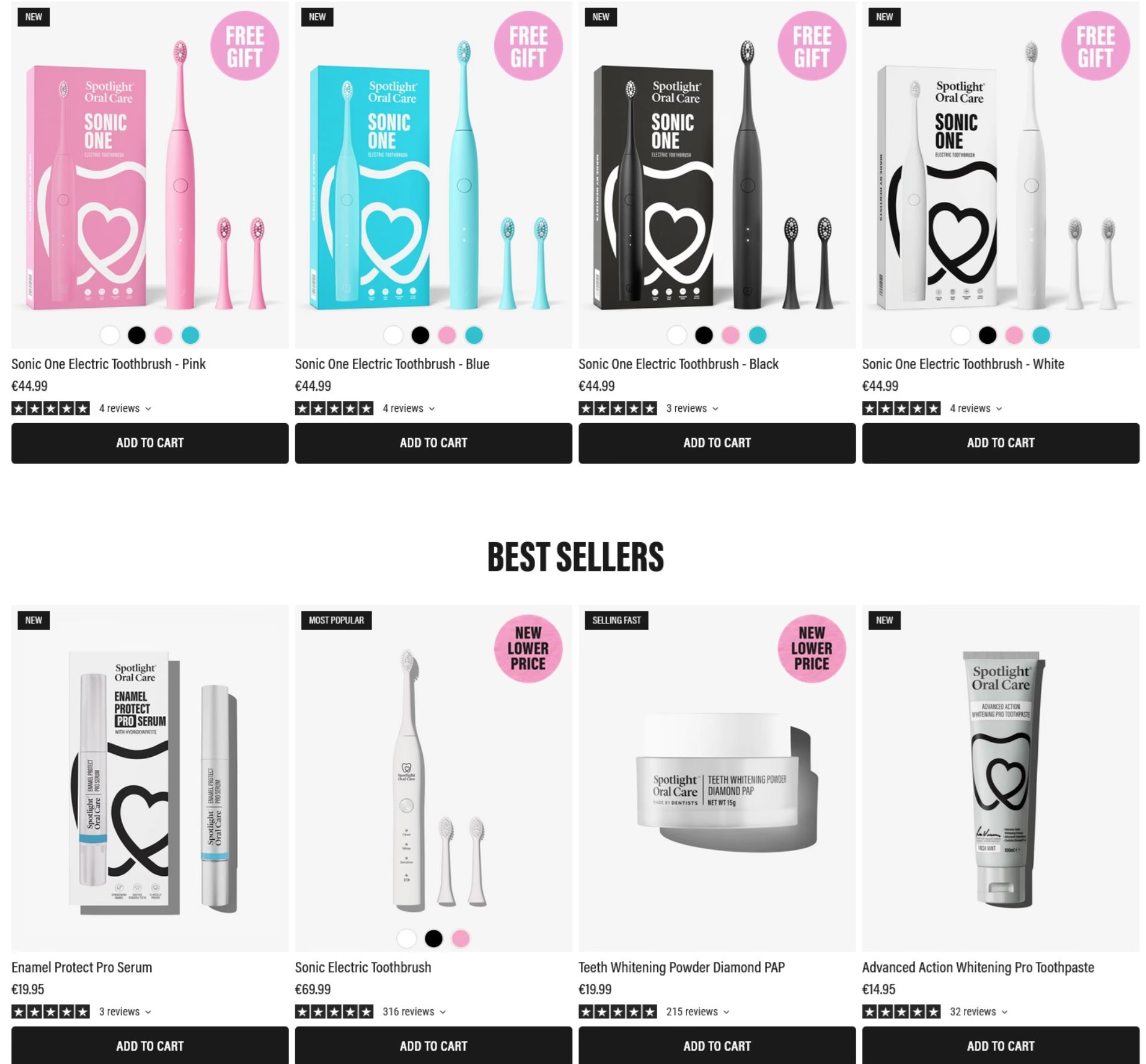 Spotlight Oral25% off full priced items