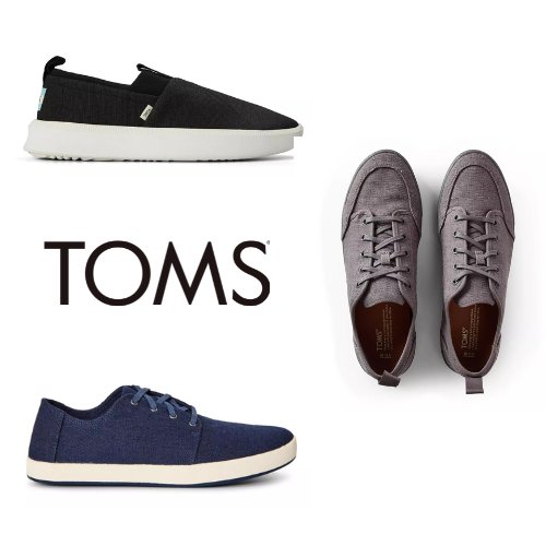 Toms Men's Shoe Sale, e.g Heritage Canvas / Alparo £13 - Multiple Sizes 5-11 