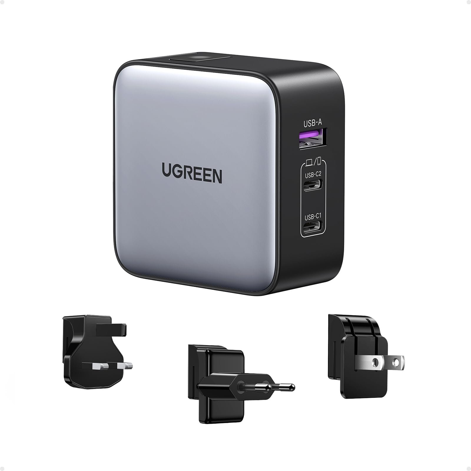 UGREEN USB C Charger 65W Fast Charger Plug Travel Adapter Nexode 3-Port with US/UK/EU Plug at UGREEN GROUP LIMITED UK