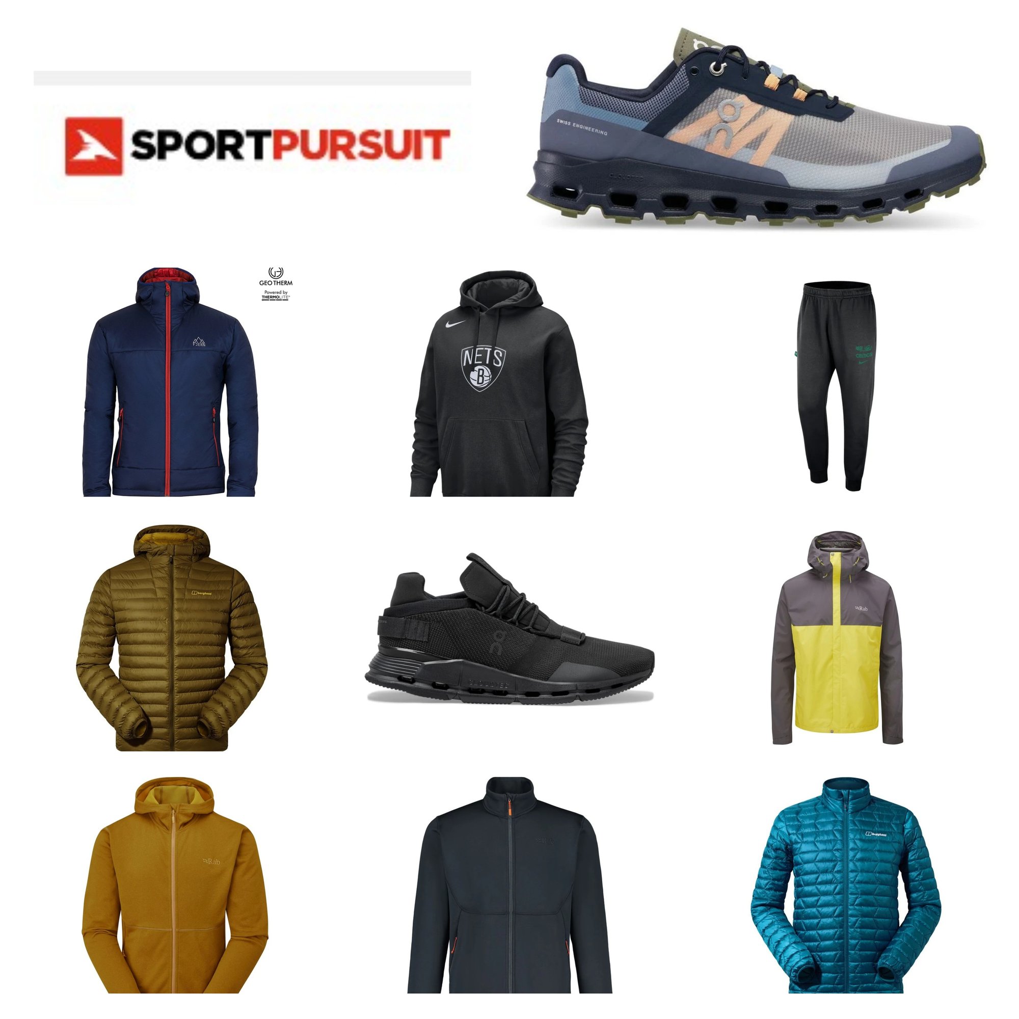 Up To 70% Off Branded Items - Rab, Nike, On Running, Fjern, Berghaus & More