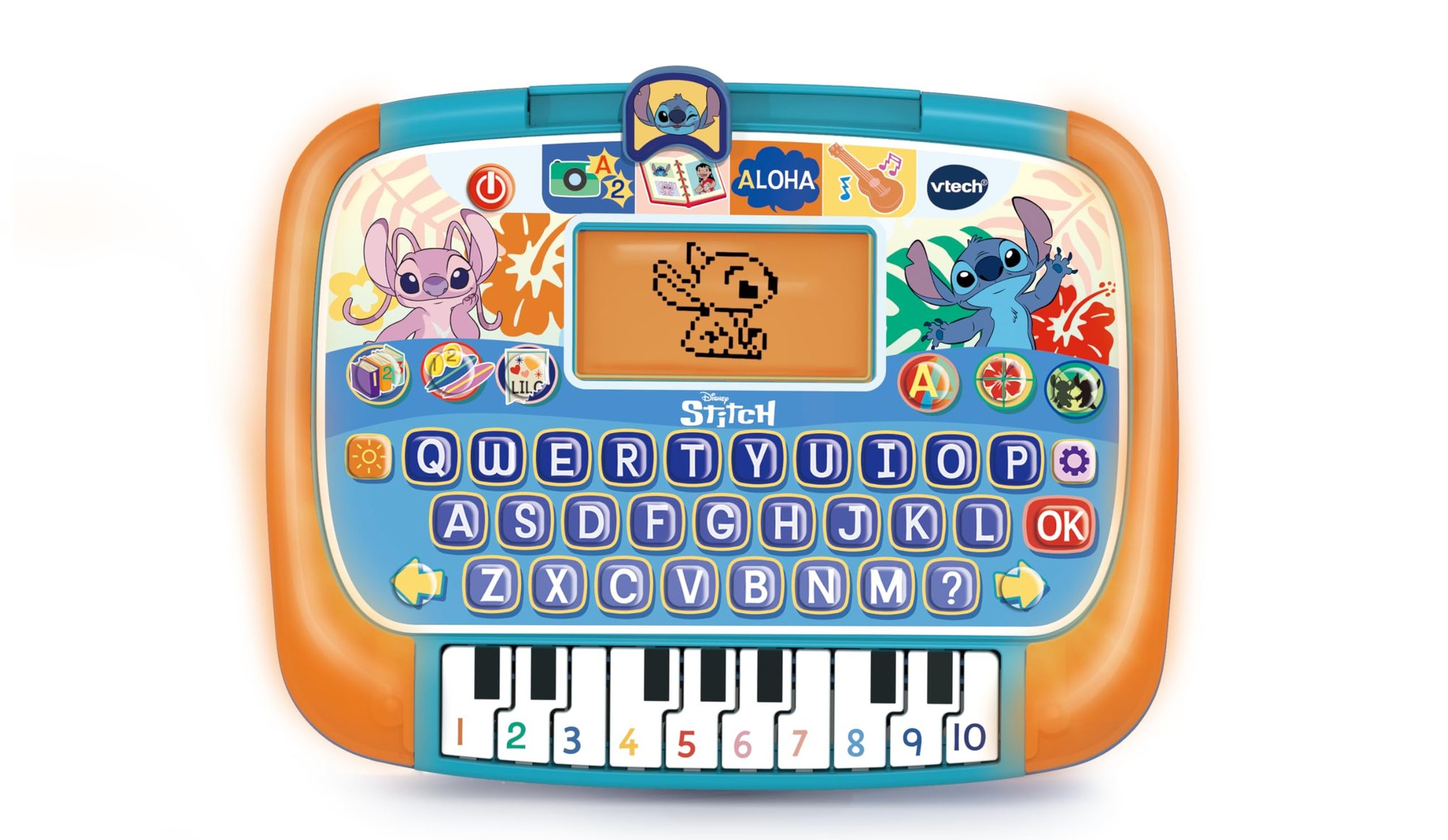 VTech Stitch Learning Tablet, Official Stitch Toy, Interactive & Educational Learning Tablet, Teaches Reading & Maths, Music and Games