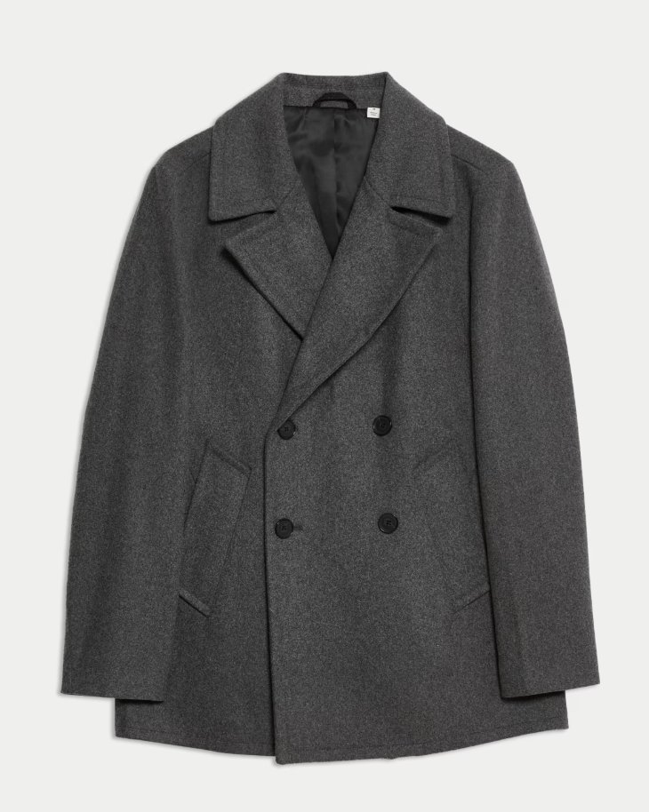 Wool Rich Peacoat